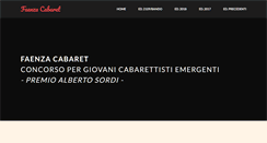 Desktop Screenshot of faenzacabaret.net