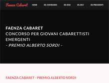 Tablet Screenshot of faenzacabaret.net